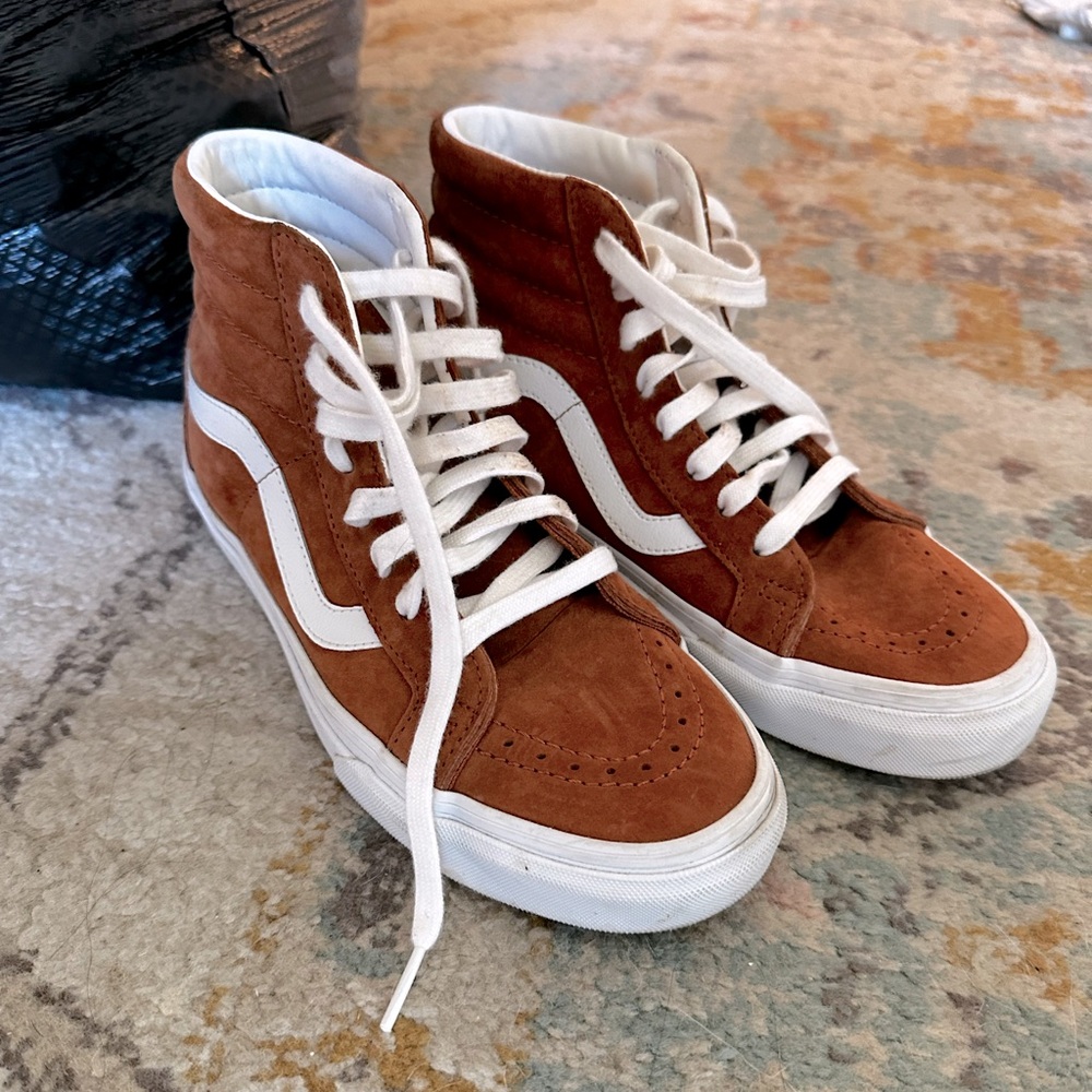 VANS Sk8-Hi high Top Suede Scotchgaurd Sneakers